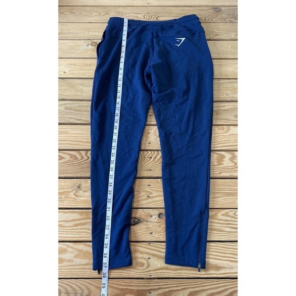 NWT Gymshark Fit Tapered Bottom Sweatpants Size Small Women's Navy - Picture 6 of 9
